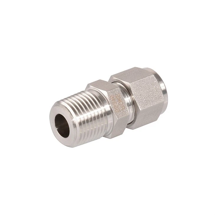 Stainless Steel Double Ferrule Male Connector
